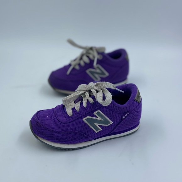 New balance purple 501 running shoe toddle size 8.5 - Picture 2 of 6